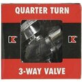 Keeney Mfg 2902PCLF VALVE 1/2FIPX3/8ODX1 QTR TURN 29029CLF